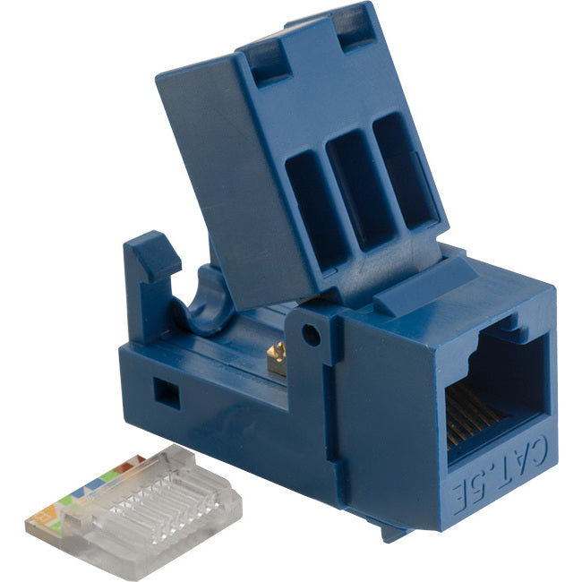 EZSJC5-BLU EZ-SNAPJACK CAT5E BLUE SOCKET PLATINUM TOOLS RJ45 MECH PLATINUM TOOLS 705BL