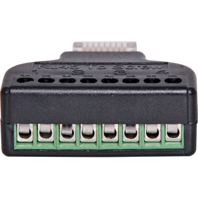 PK4008 RJ45 SCREW TERMINAL MODULAR PLUG 568B WIRING DOSS P0665