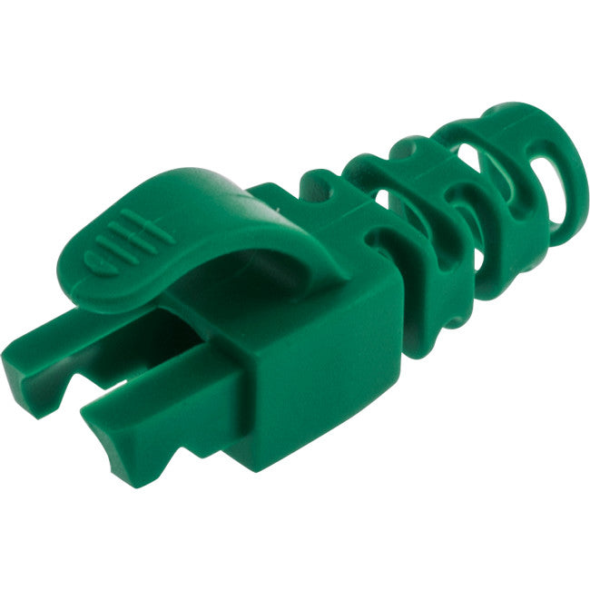 PK4020 - 6.5MM GREEN RJ45 RUBBER BOOT - FOR CAT5E/6 STYLE B - DOSS