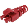 PK4025 6.5MM RED RJ45 RUBBER BOOT FOR CAT5E/6 STYLE B DOSS
