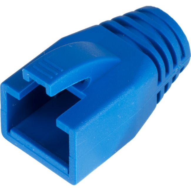 PK4050 - RJ45 RUBBER BOOT SUITS PK3940 - 8MM FOR CAT5E/6 BLUE SHIELDED - DOSS