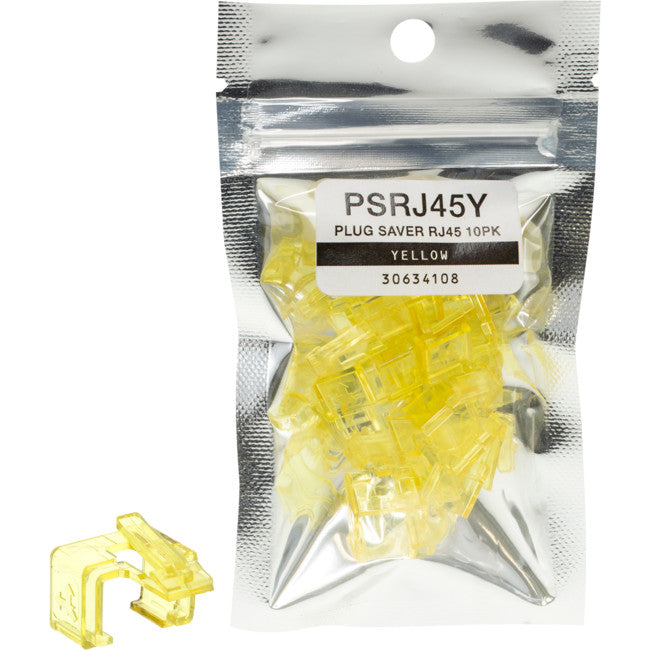 PSRJ45Y PLUG SAVER RJ45 10PK YELLOW T3