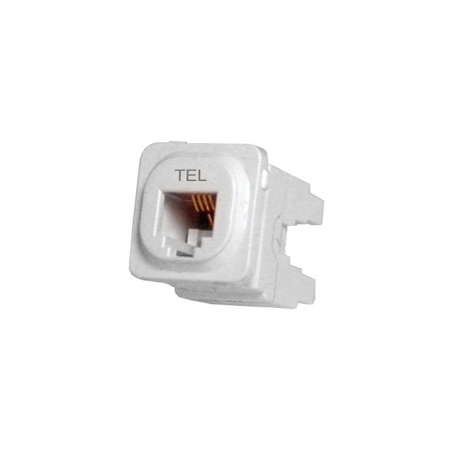PK4505 RJ14 VOICE GRADE IDC JACK 6P4C (RJ12) DATAMASTER P4662WHI