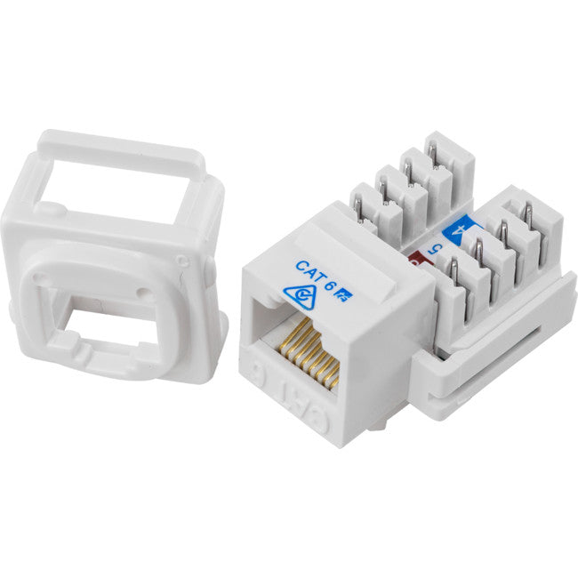 PK4545 RJ45 CAT6 MECHANISM SOCKET INCLUDES CLIPSAL ADAPTOR TE KS8890C6C/WHT