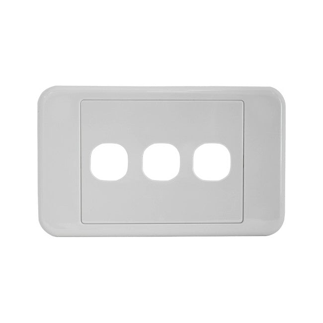 PK4584 3 GANG WALL PLATE SUITS CLIPSAL 2000 PRO2 05DWP03