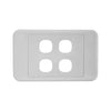 PK4586 4 GANG WALL PLATE SUITS CLIPSAL 2000 PRO2 05DWP04