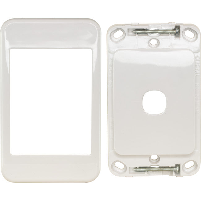 PK4591 1 GANG WALL PLATE WHITE CLIPSAL 2000 SERIES CLIPSAL CLI2031VHWE