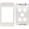 PK4595 5 GANG WALL PLATE WHITE CLIPSAL 2000 SERIES CLIPSAL CLI2035VHWE