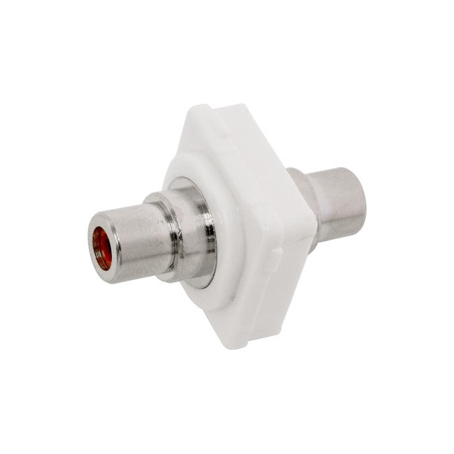 PK4668 - RED RCA SOCKET TO SOCKET - INSERT TO SUIT CLIPSAL GOLD - PRO2