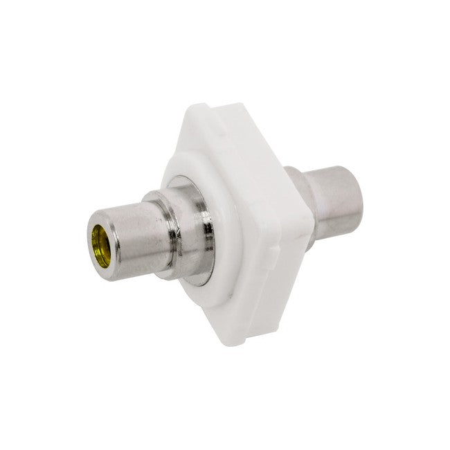 PK4672 YELLOW RCA SOCKET TO SOCKET INSERT TO SUIT CLIPSAL SILVER PRO2 05BC4Y