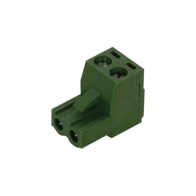 PM1202 2 WAY PHOENIX CONNECTOR 2 PIN GREEN PLUG