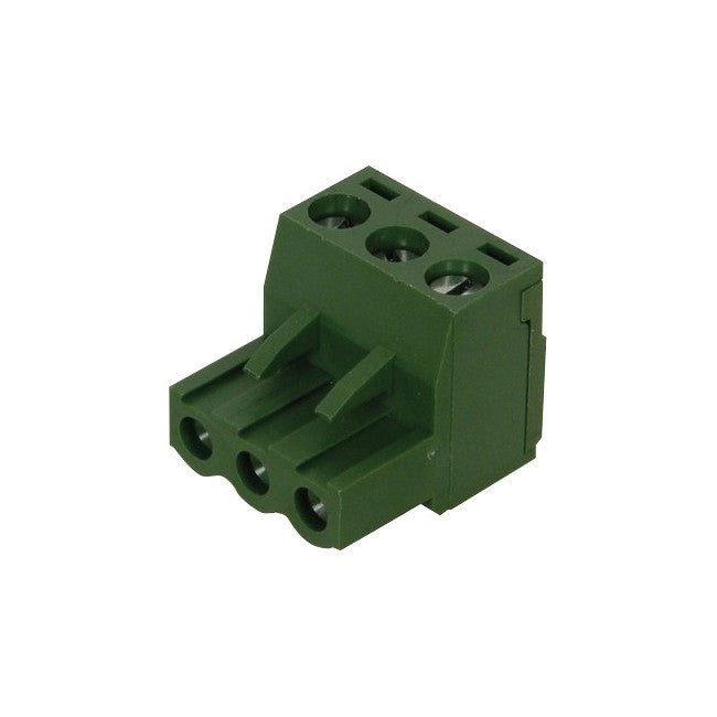 PM1203 - 3 WAY PHOENIX CONNECTOR - 3 PIN GREEN PLUG