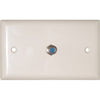 PR3886 SINGLE 'F' SOCKET WALL PLATE FOXTEL BRANDED & APPROVED FMP1F-FX