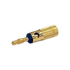 PW1639 4MM BANANA PLUG GOLD BLACK