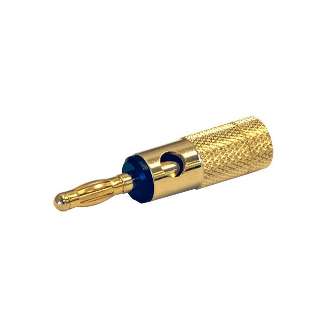 PW1639 4MM BANANA PLUG GOLD BLACK