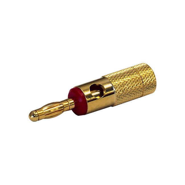 PW1640 4MM BANANA PLUG GOLD RED