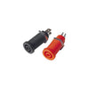 PW2801 4MM BANANA SOCKET BLACK WITH INTERNAL SWITCH MULTI CONTACT 66.9131.21