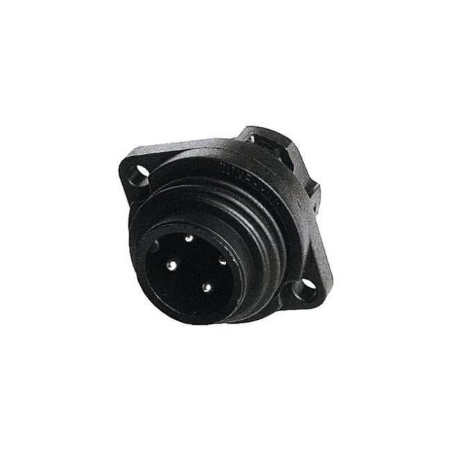 PW4404 - 4 PIN IP67 POWER PANEL PLUG - WEATHER PROOF AMPHENOL - AMPHENOL