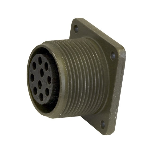 PW4670 - 10 PIN PANEL MOUNT SOCKET MS97 - MILITARY STYLE