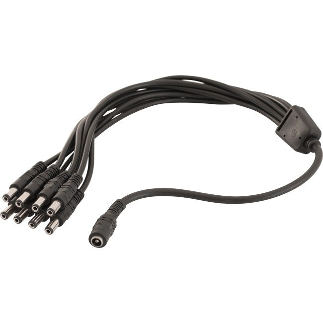 PW8208 2.1MM SOCKET TO 8X2.1MM PLUGS DC DISTRIBUTION LEAD 2.1X8 DOSS