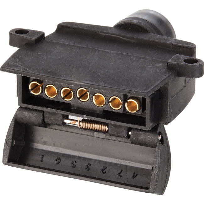 PS2051 7 PIN FLAT TRAILER SOCKET PS2051