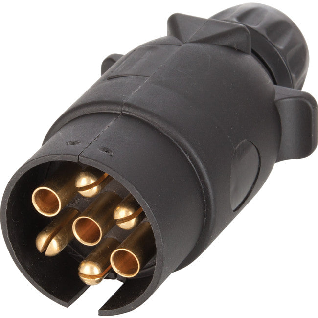 PP2052 7 PIN LARGE ROUND TRAILER PLUG PP2052