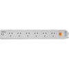 PAD016SP 6 WAY SURGE PROTECTOR MASTER SWITCH OVERLOAD SANSAI 33531014