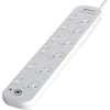 PAD661SW 6 WAY SWITCHED SURGE PROTECTOR INDIVIDUALLY SWITCHED SANSAI 33531016