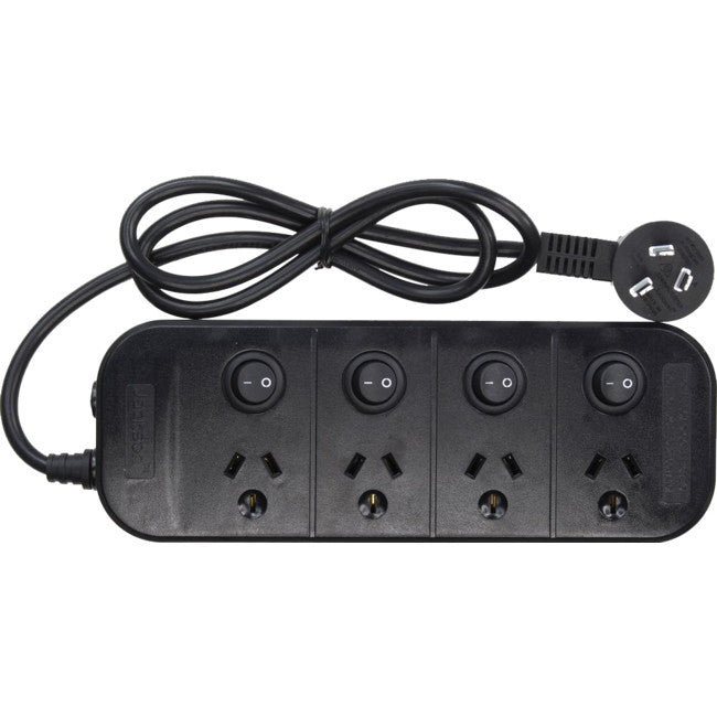 PT1814 - 4 OUTLET SWITCHED POWERBOARD - SURGE PROTECTED JACKSON - JACKSON
