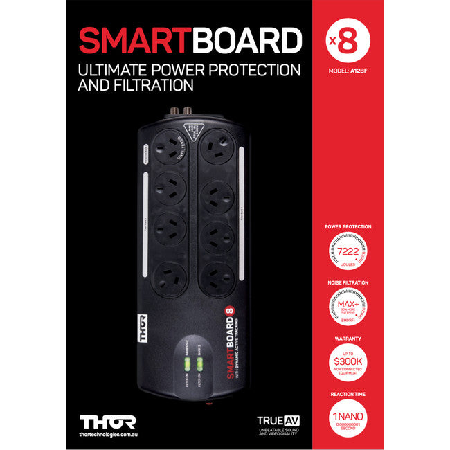 A12BF THOR SMART BOARD 8 ULTIMATE POWER PROTECTION & FILTRATION THOR A12BF