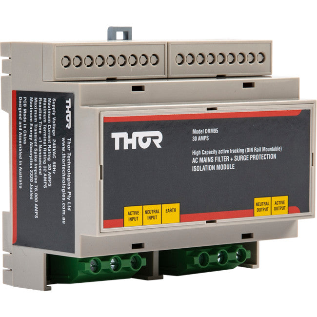 DRM95-30A HARD WIRED DIN RAIL MOUNT- 30A THOR ACTIVE FILTER THOR 33540780