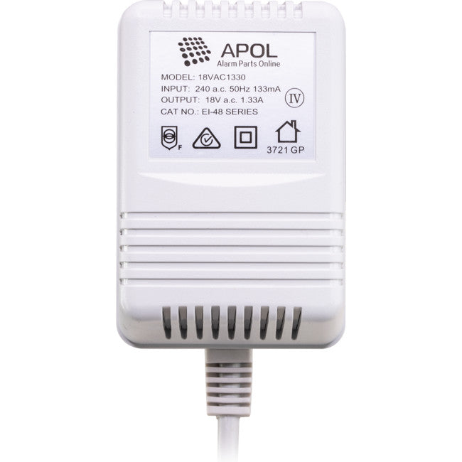AC1813 - 18V AC 1.33A POWER SUPPLY BARE WIRE - EVERSURE