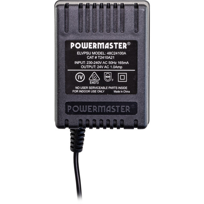 AC2410 - 24V AC 1AMP AC POWER SUPPLY - 2.1MM PLUG - 24VAC - POWERMASTER