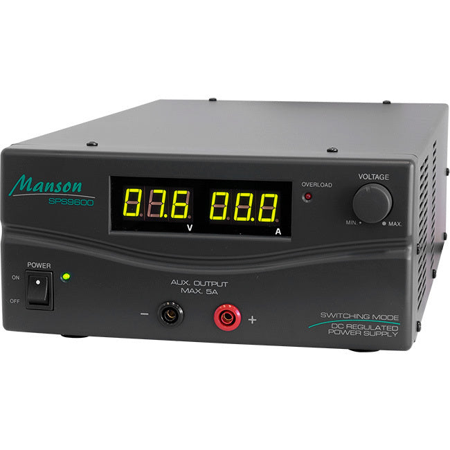 SPS9600G 60AMP 1-15V DC POWER SUPPLY BENCH TOP DARK GREY MANSON SPS9600 DARK GREY