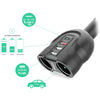 MBCHGRC38 4-PORT USB-C CAR CHARGER CIG SPLITTER PD QC MBEAT MB-CHGR-C38