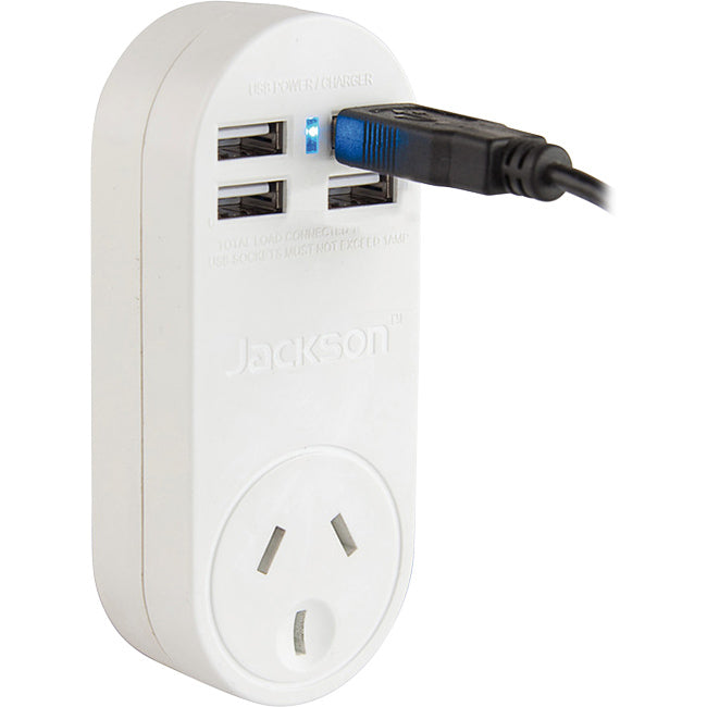 PT4USB POWER OUTLET WITH 4 USB PORTS JACKSON JACKSON PT4USB