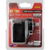 SM568B 5V 6.8A FOUR USB CHARGER BLACK INTERCHANGABLE TRAVEL ADAPTOR DOSS GPE034H