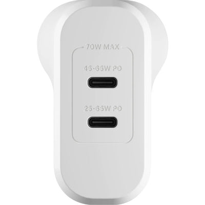 70WUCWC 70W DUAL USB-C GAN WALL CHARGER CYGNETT 33774616