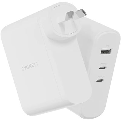 100WUCWC 100W MULTIPORT GAN WALL CHARGER WHITE CYGNETT 33774618