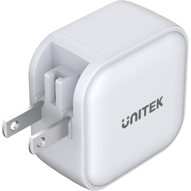 P1108AWH TRAVEL GaN 66W USB CHARGER WHITE UNITEK P1108AWH