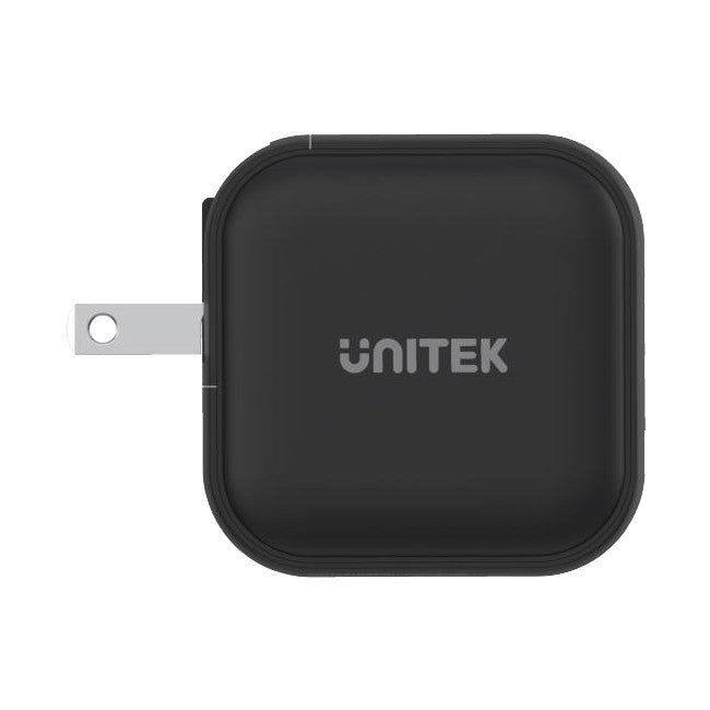 P1108ABK TRAVEL GaN 66W USB CHARGER BLACK UNITEK P1108ABK