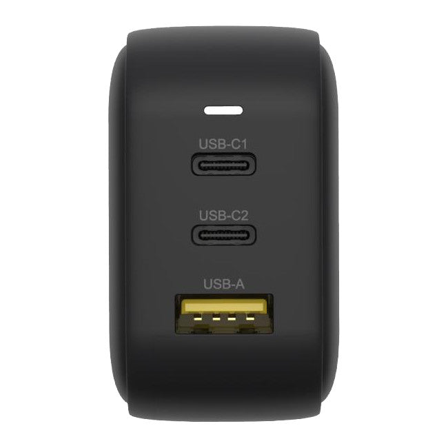 P1108ABK TRAVEL GaN 66W USB CHARGER BLACK UNITEK P1108ABK