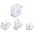 P1112AWH 4 IN 1 GaN 100W USB TRAVEL CHARGER WHITE UNITEK 33774682