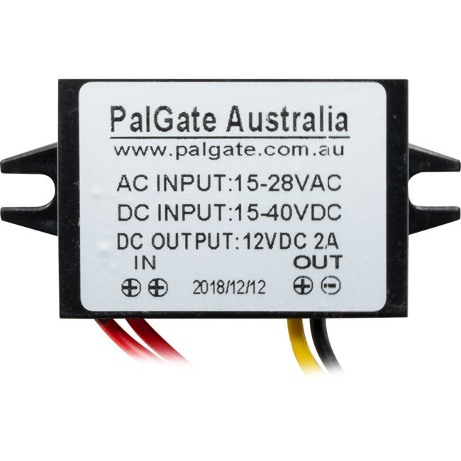 ASD24S1202 AC/DC CONVERTER 24V TO 12V 2A GATE POWER CONVERTER AND COND PALGATE 33774933