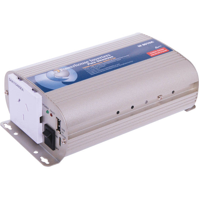 M8010A 300W 12VDC TO 240VAC INVERTER TRUE SINE WAVE POWERHOUSE M8010A