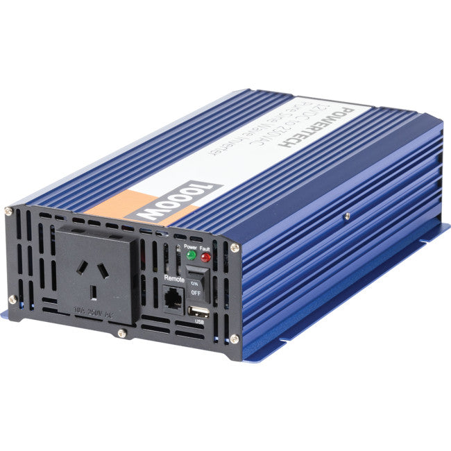 MI5736 1000W INVERTER 12VDC TO 240VAC POWERTECH 33779141