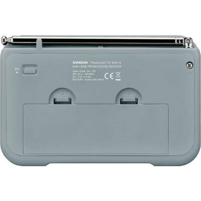 DPR76SB DAB+ / FM PORTABLE RADIO STONE BLUE SANGEAN DPR76 - SB