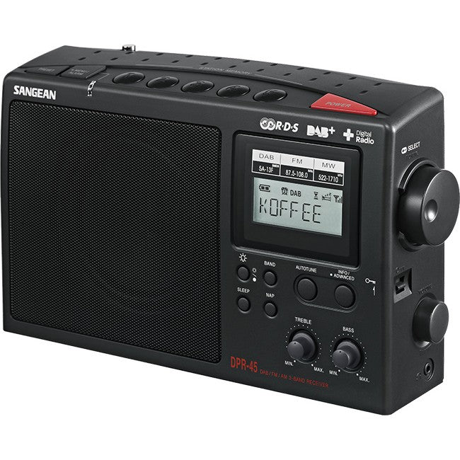 DPR45 AM/DAB+/FM PORTABLE PORTABLE  RADIO  SANGEAN SANGEAN DPR-45