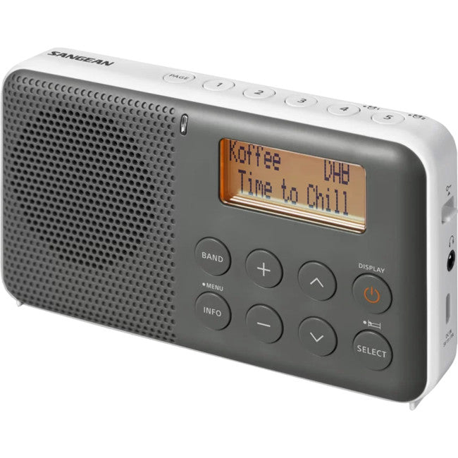 DPR64 - DAB+ / FM-RDS / TRAVEL RADIO - RECHARGEABLE COMPACT PORTABLE - SANGEAN