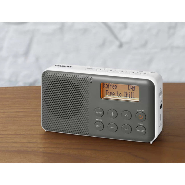 DPR64 - DAB+ / FM-RDS / TRAVEL RADIO - RECHARGEABLE COMPACT PORTABLE - SANGEAN